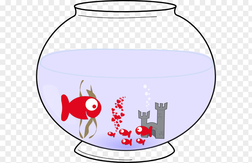 Fish Goldfish Aquarium Bowl Clip Art PNG