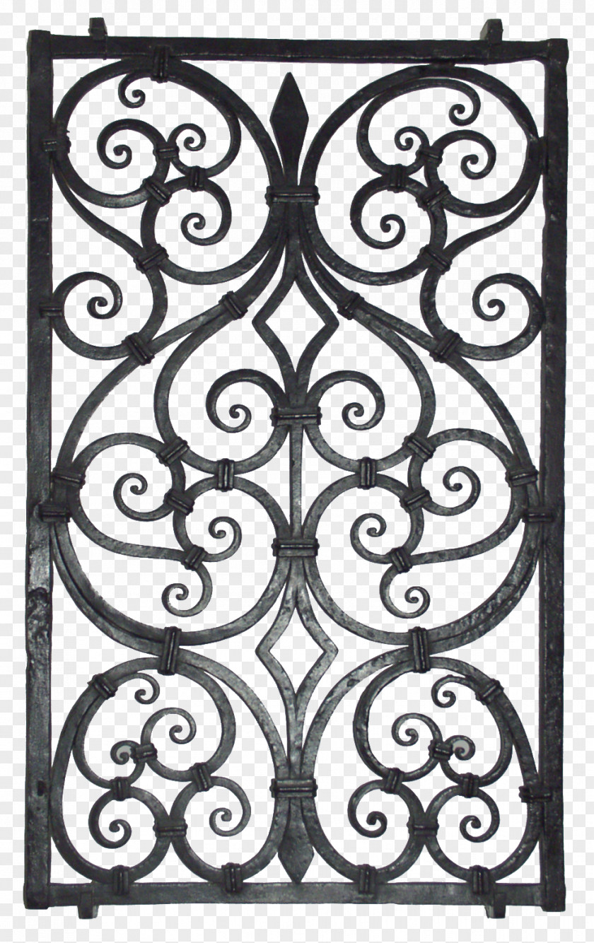 Iron Wrought Forging Metal Pattern PNG