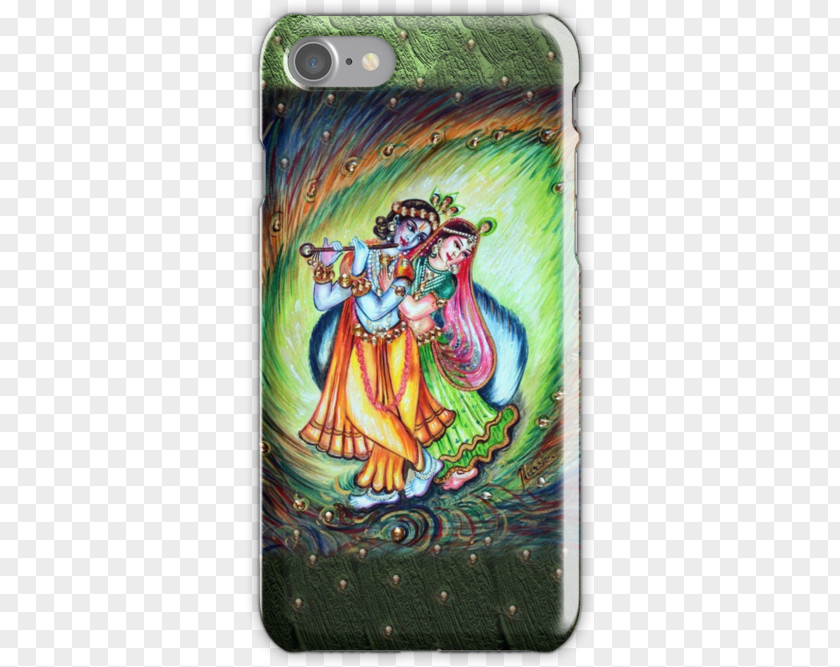 Krishna Radha Painting Art PNG