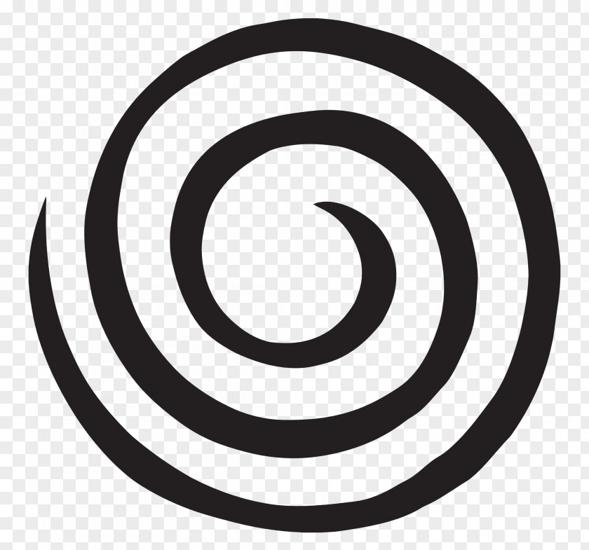 Circle Swirl Logo Brand Black And White Font PNG