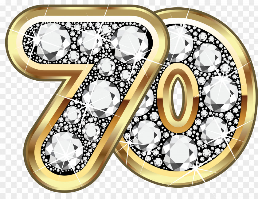 Golden Earth 70th Anniversary Birthday Photography Royalty-free Clip Art PNG