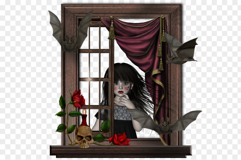 Halloween Window PNG