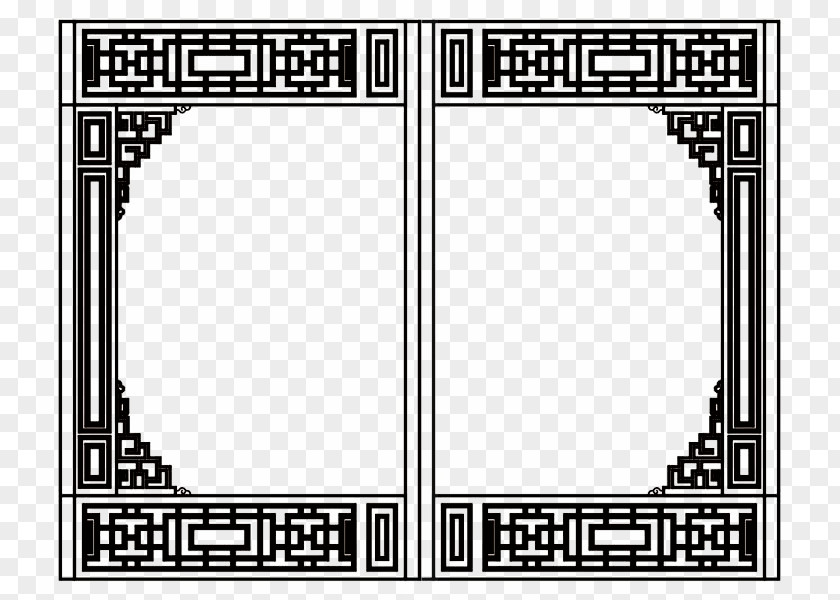 Ancient Carved Windows Window Picture Frame Download PNG