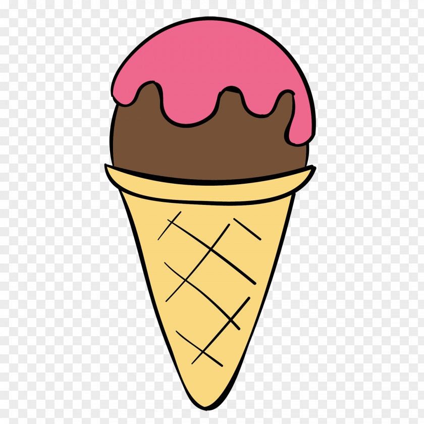 Cartoon Of Wind Ice Cream Cones Chocolate Image PNG