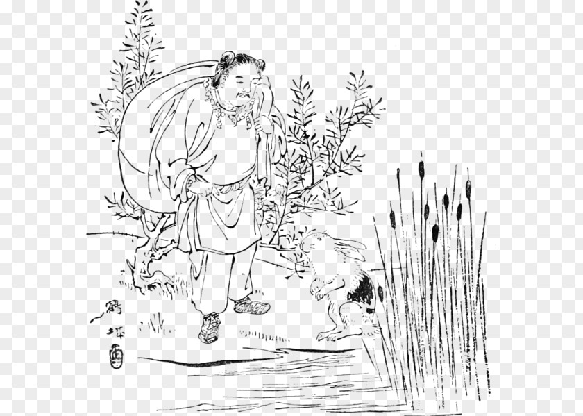 Japanese Book Inaba Province Izumo-taisha Kojiki Hare Of Rabbit PNG