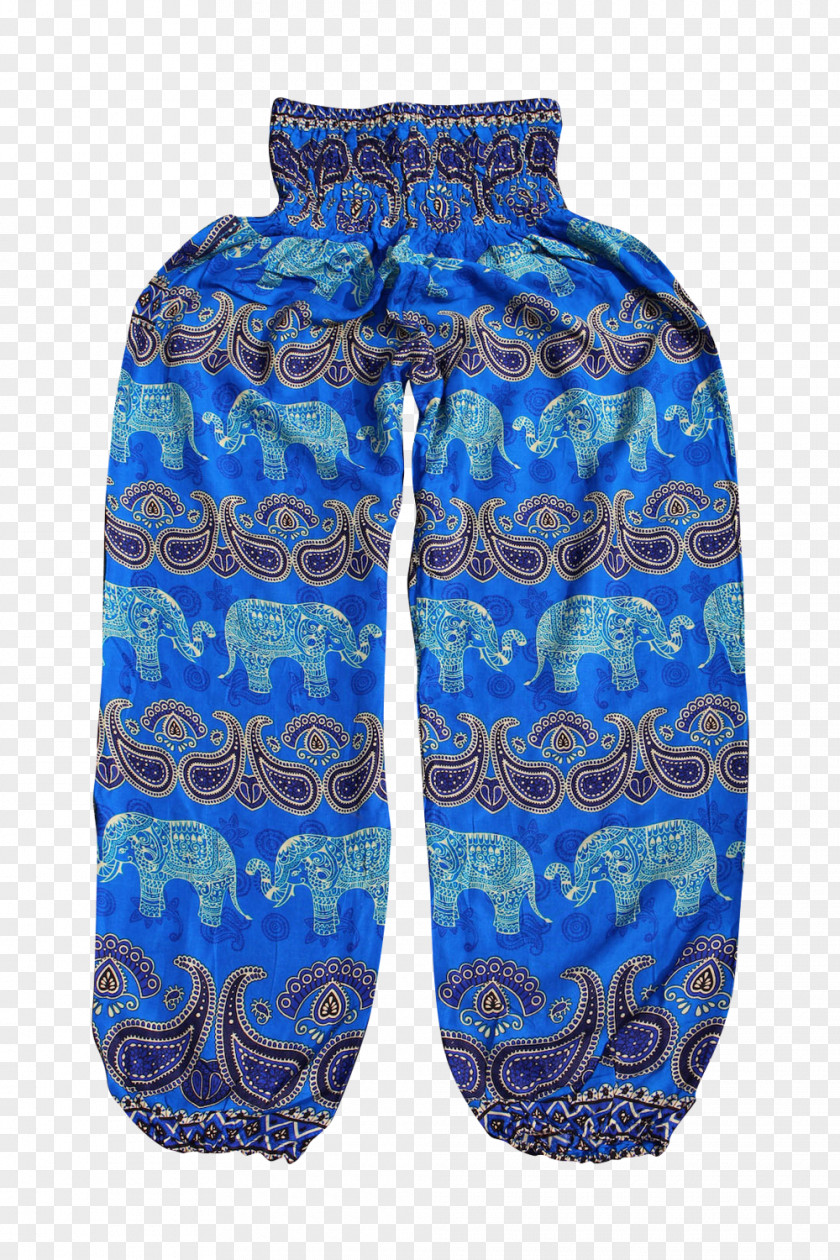 Elephant Yoga Harem Pants Dress PNG