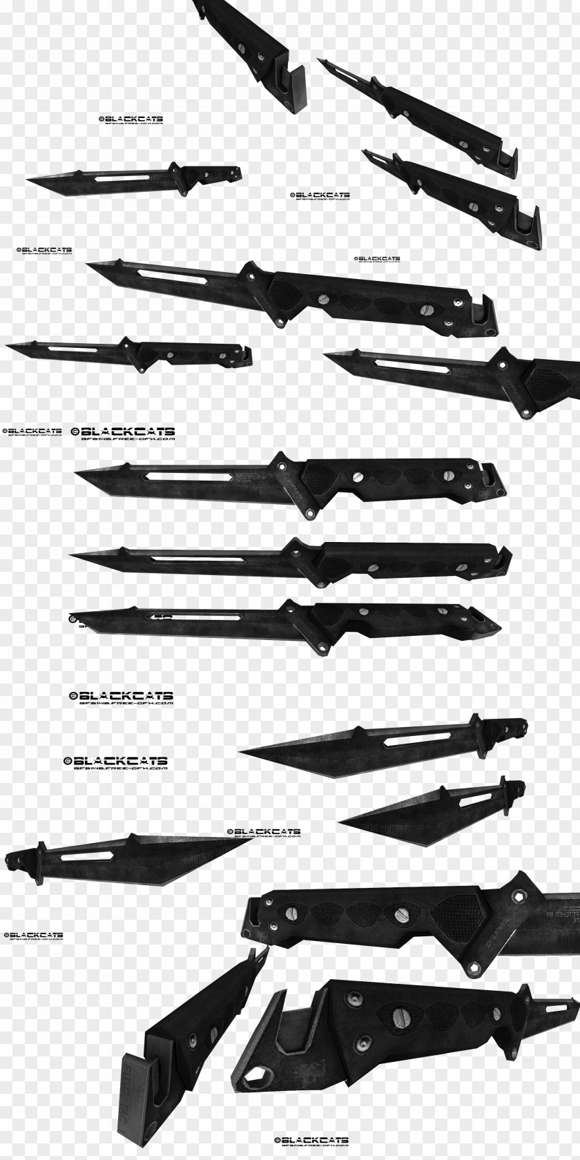 Knives Combat Knife Weapon Throwing Kukri PNG