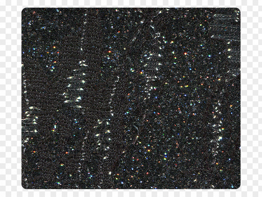 Lace Fabric Glitter Rectangle Black M Pattern PNG