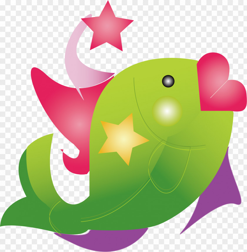 Pisces Cartoon Fish Clip Art PNG