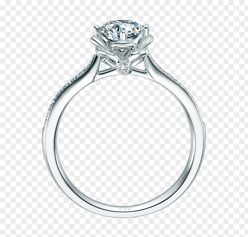 Ring Engagement Diamond Cut PNG