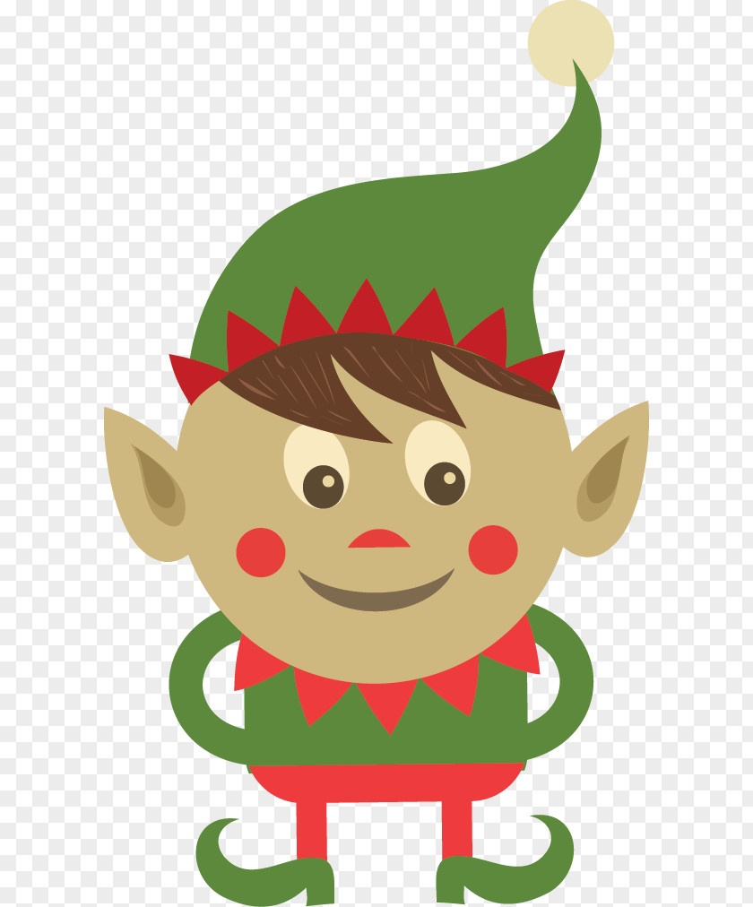 Christmas Tree Elf Ornament Clip Art PNG