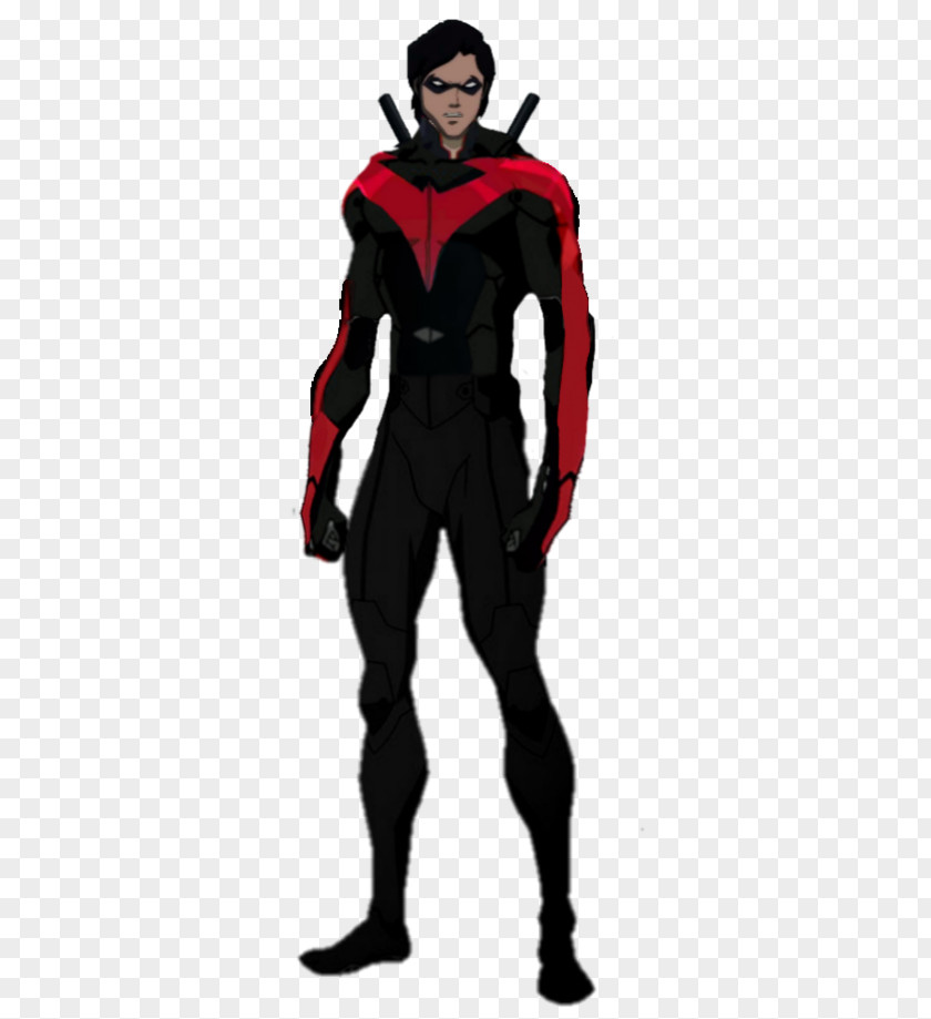 Nightwing Starfire Robin Deathstroke Costume PNG