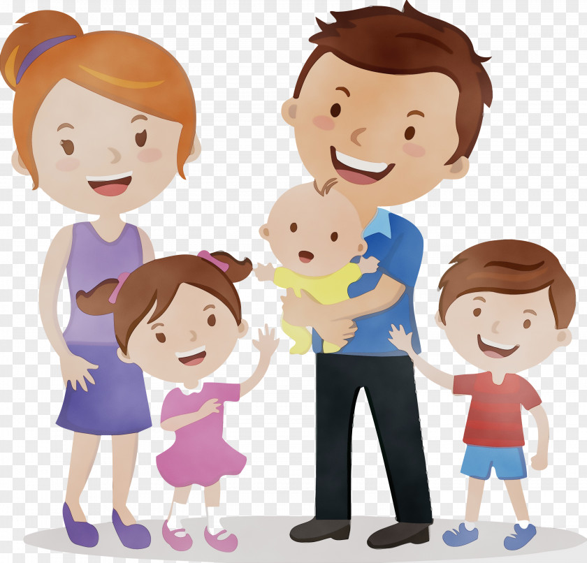 People Cartoon Child Male Sharing PNG