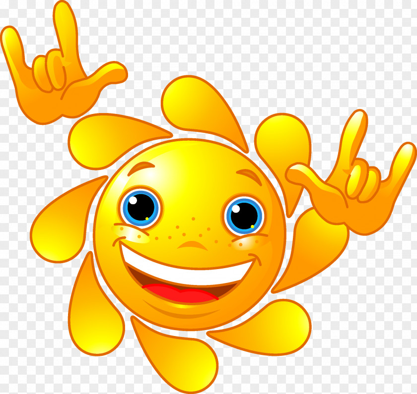Cartoon Sun Smiley Royalty-free Stock Photography Emoticon PNG