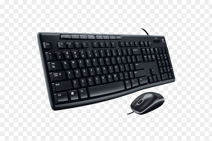Computer Mouse Keyboard Laptop Logitech Hama Multimedia MK200 PNG