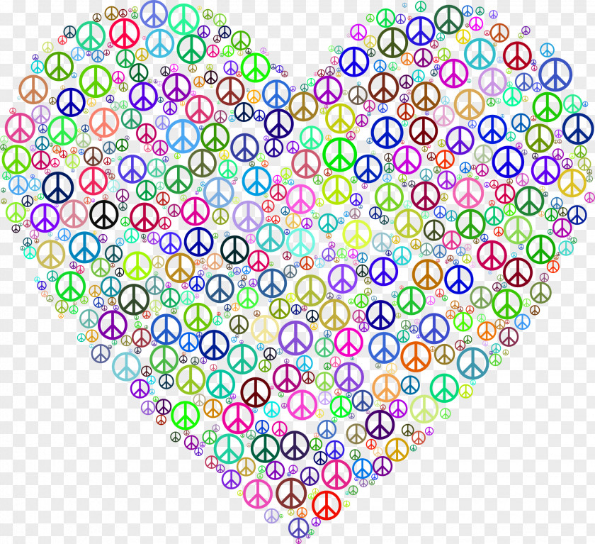 Heart Peace Symbols PNG