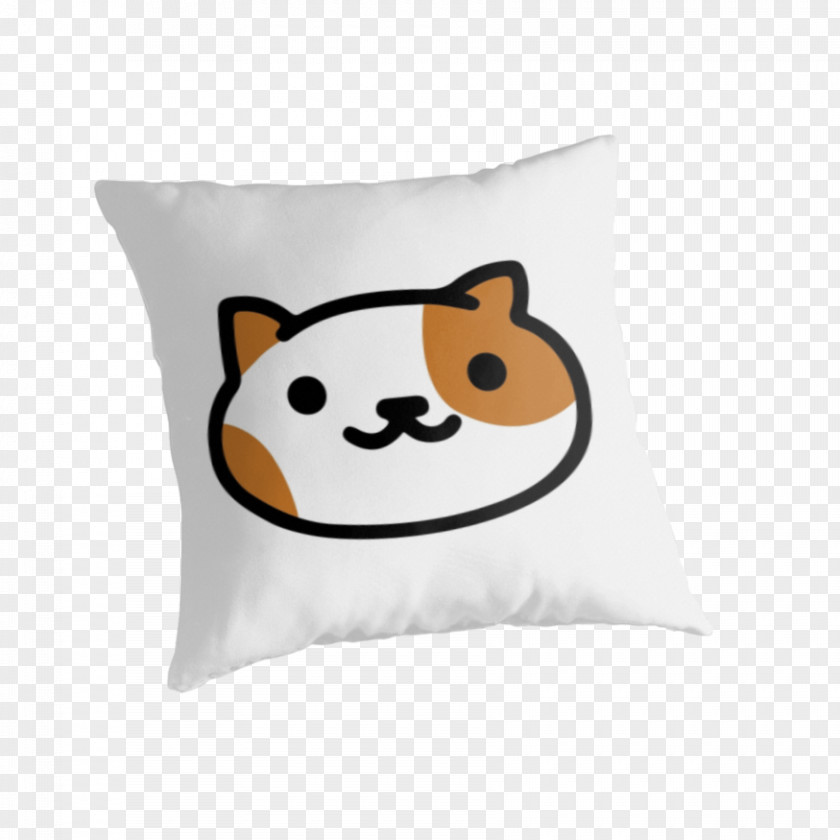 Neko Atsume T-shirt Cat Throw Pillows Duvet Covers PNG