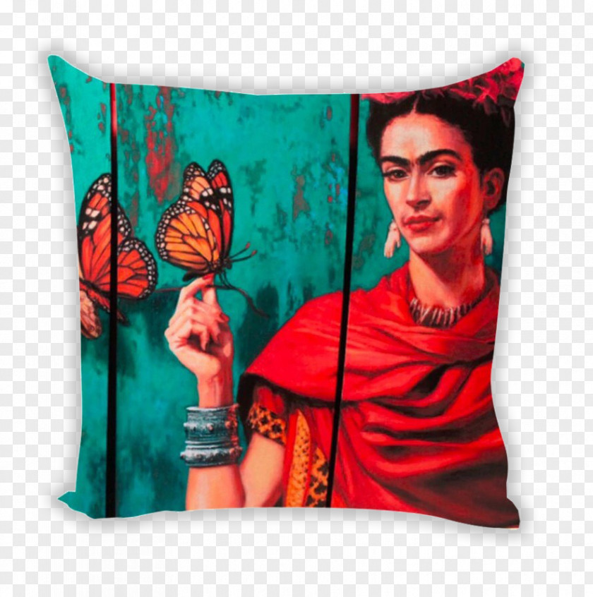 Pillow Frida Kahlo Cushion Painter Painting PNG
