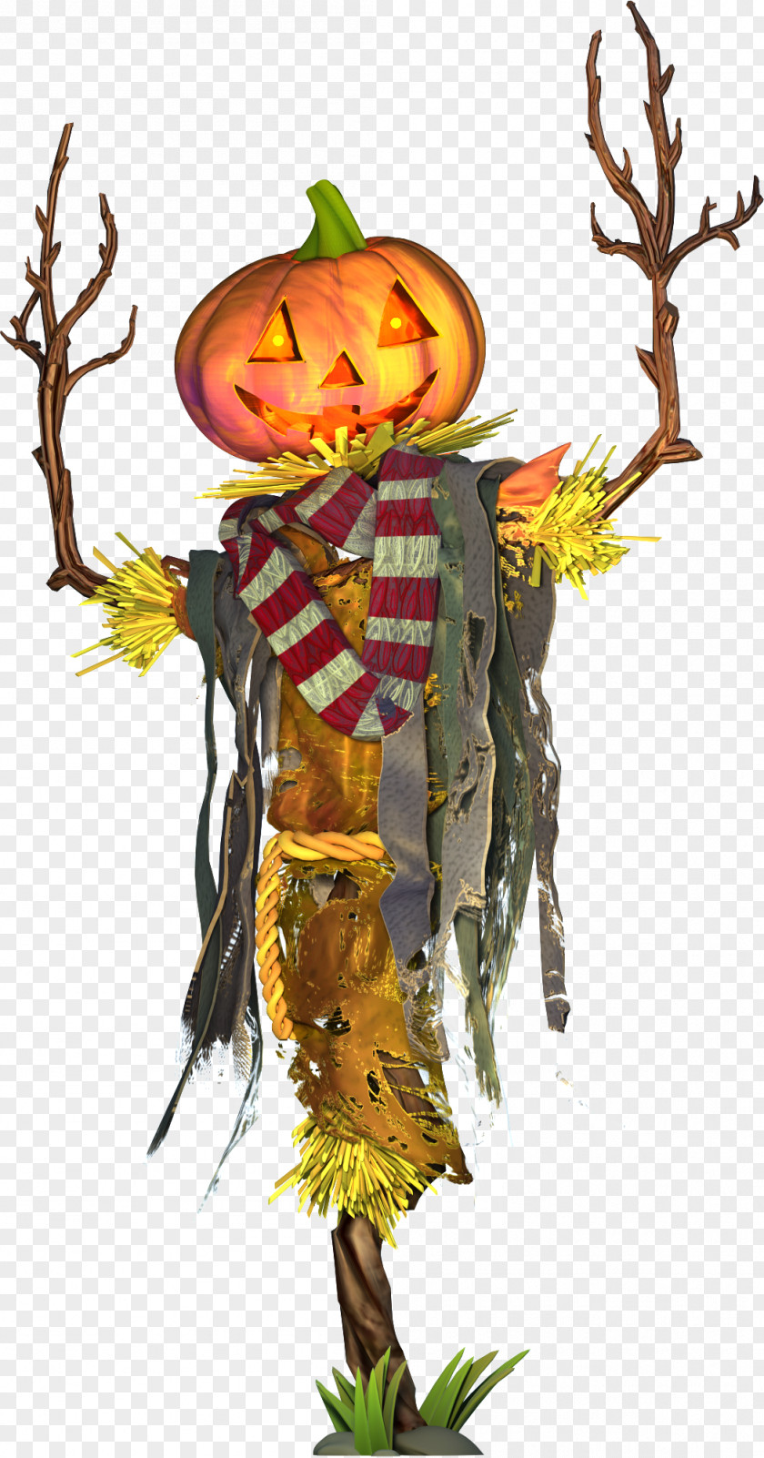 Scarecrow Charm King Plinga Floral Design Theatre PNG