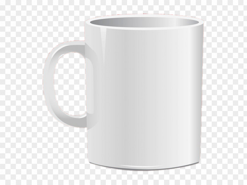 White Cup Coffee Mug Cafe PNG