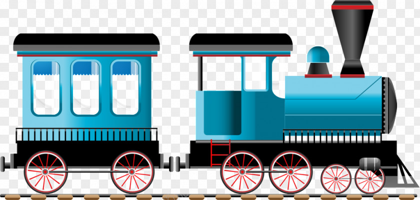 Cartoon Theme Park Train Rail Transport Vector Graphics Clip Art PNG