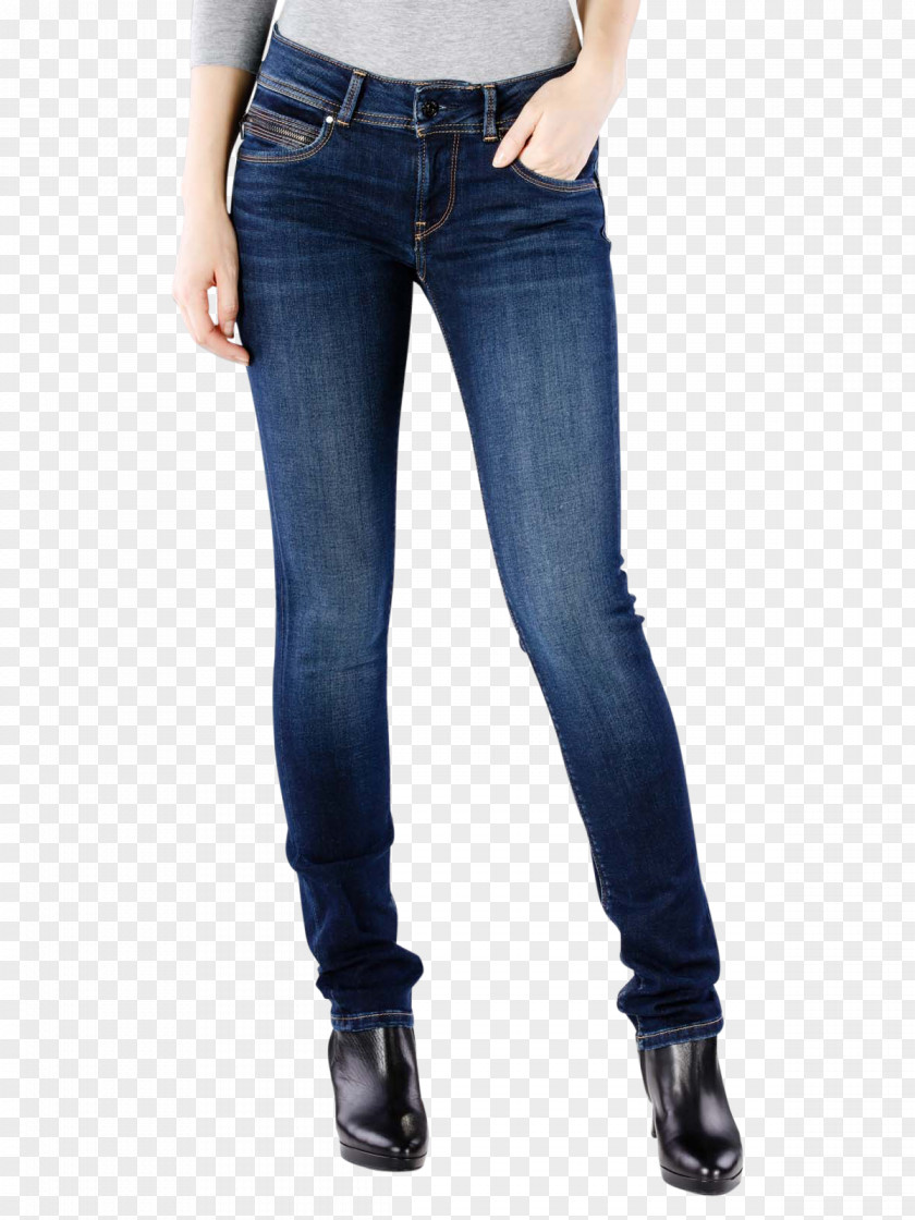 Ladies Jeans Denim Slim-fit Pants Capri PNG