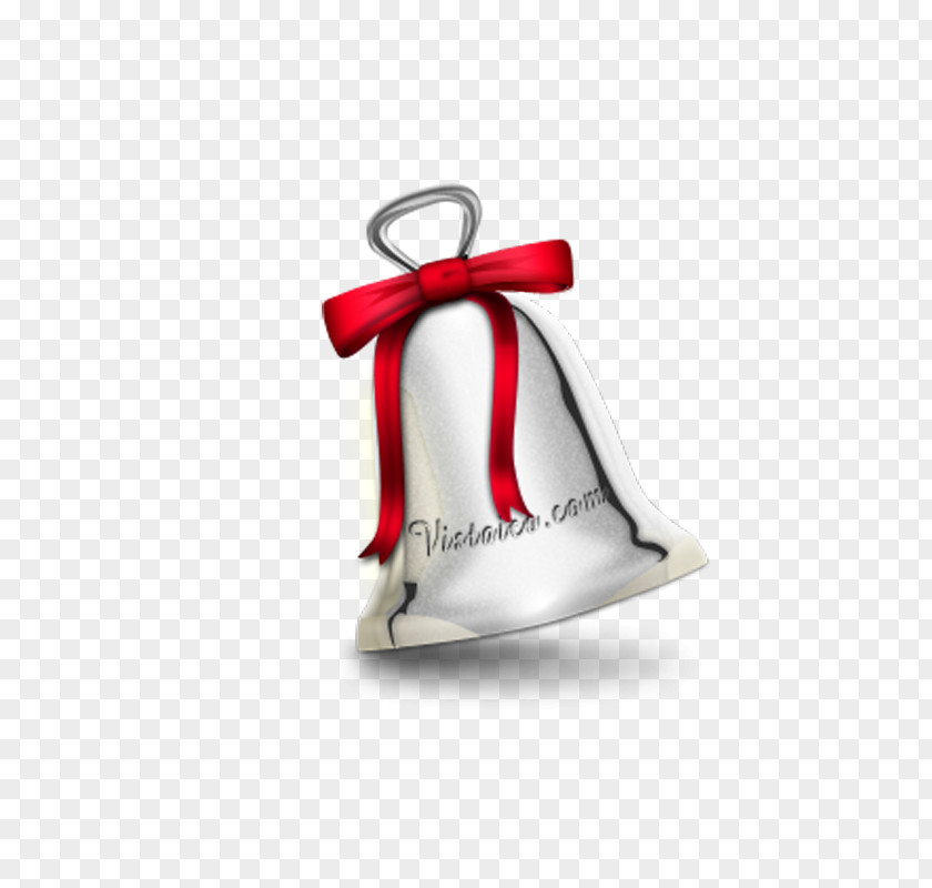 Silver Bell Christmas Clip Art PNG
