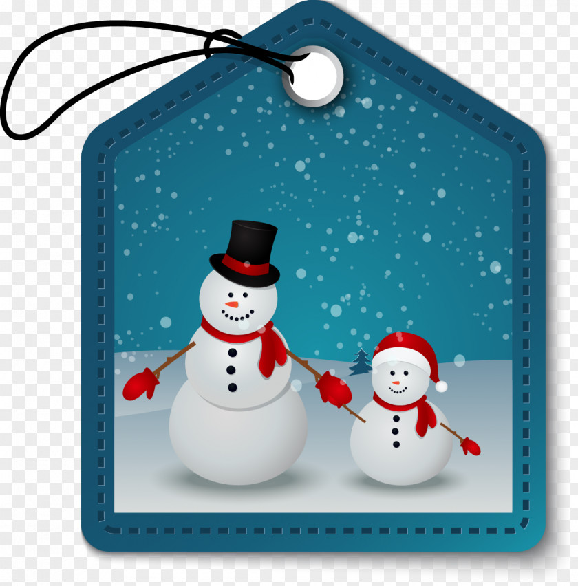 Snowman Wedding Invitation Christmas Illustration PNG