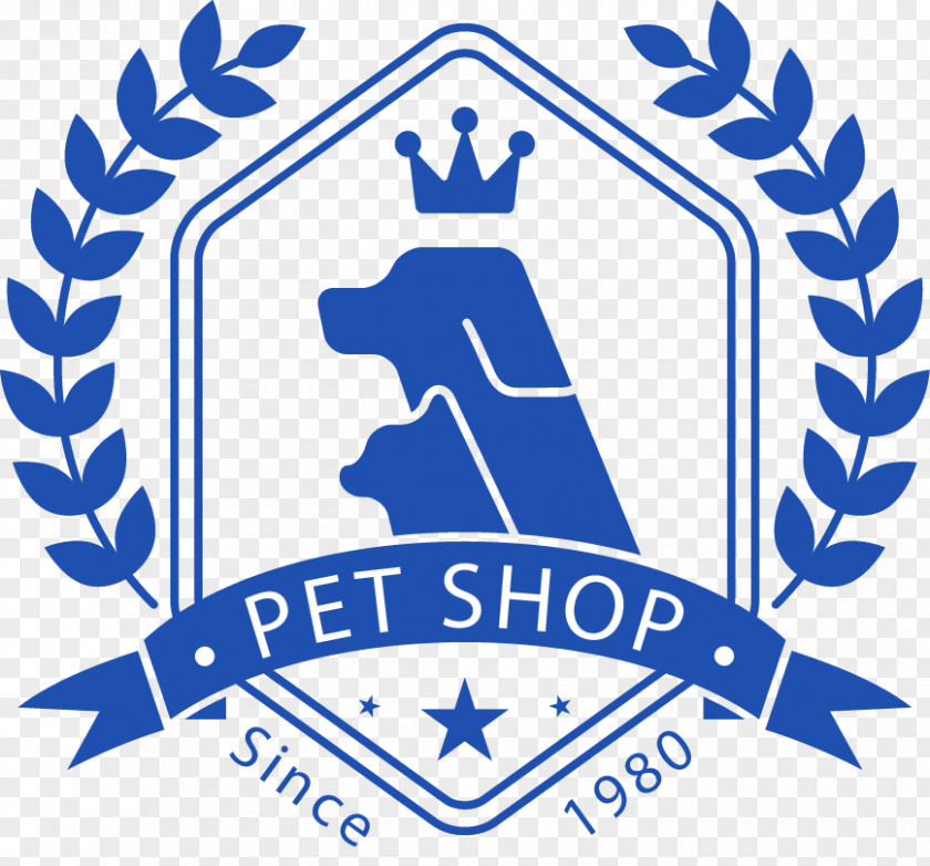 Watercolor Pet Store Logo Vector Material PNG
