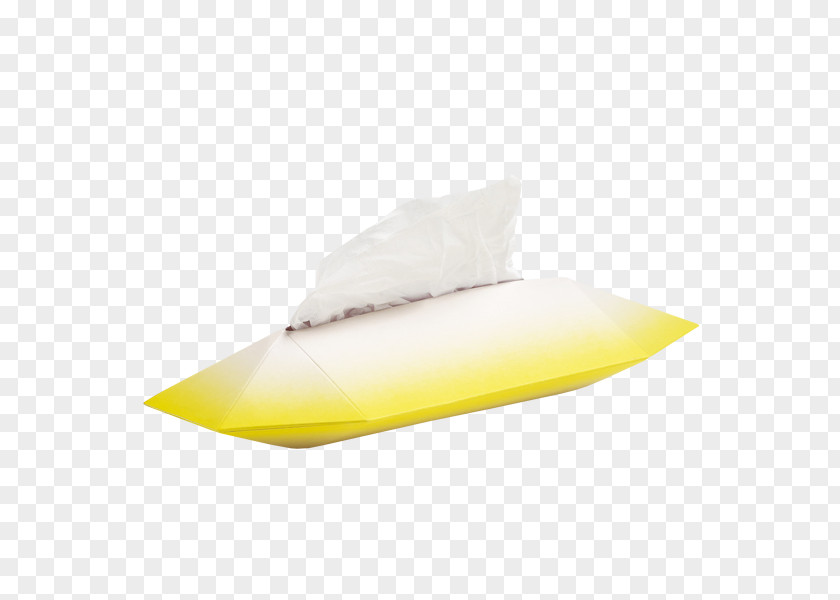 Yellow Gem Origami Tissue Paper PNG