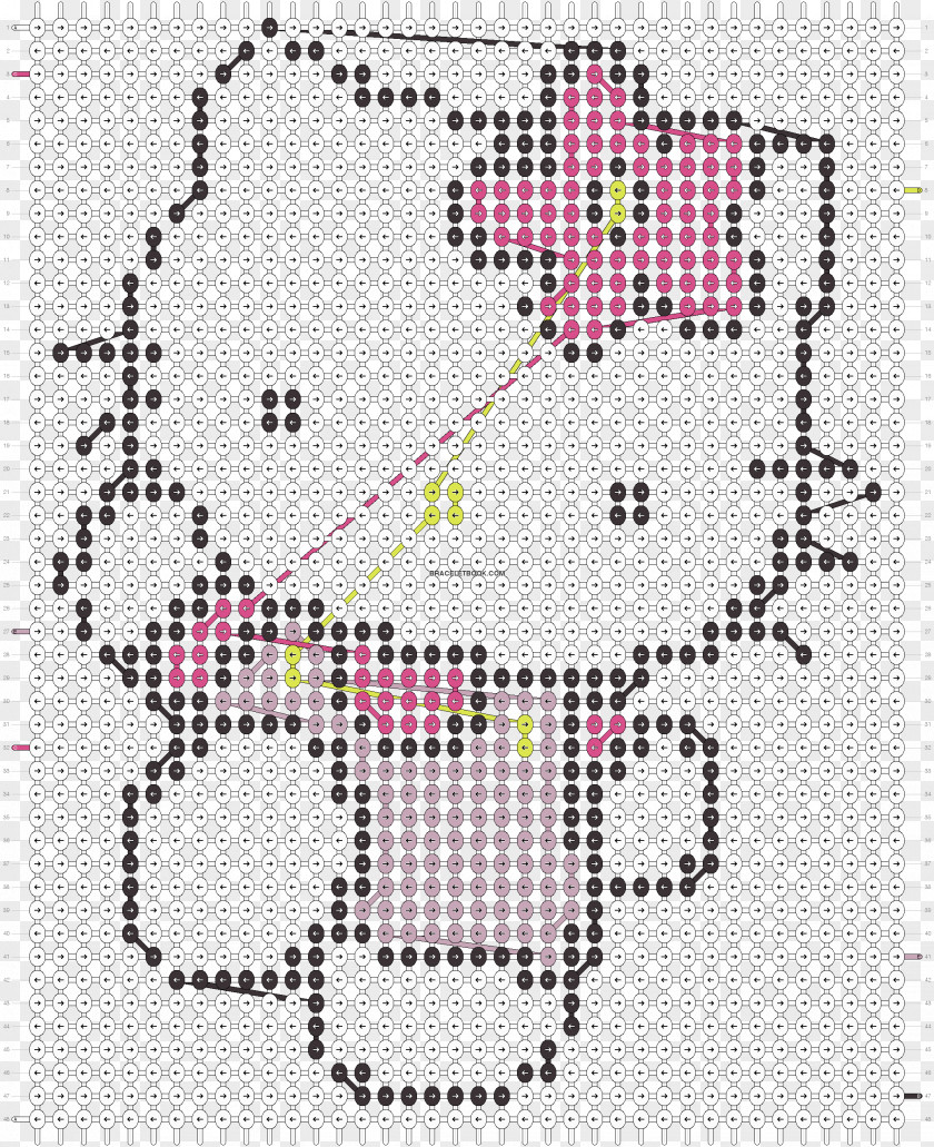 Cross-stitch Beadwork Pattern PNG