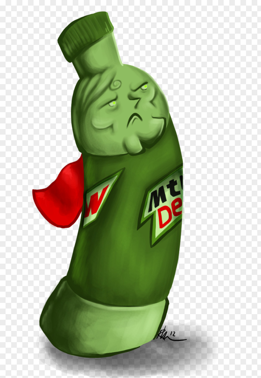 Dew Bottle Character PNG