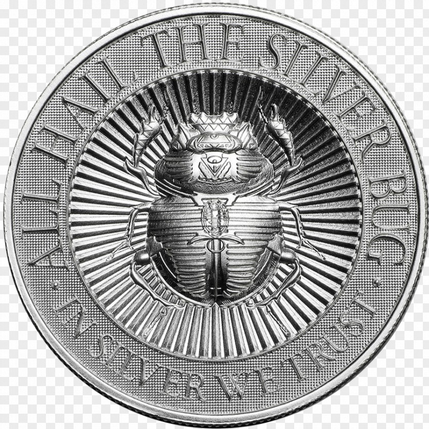 Metal Coin Silver Bullion PNG