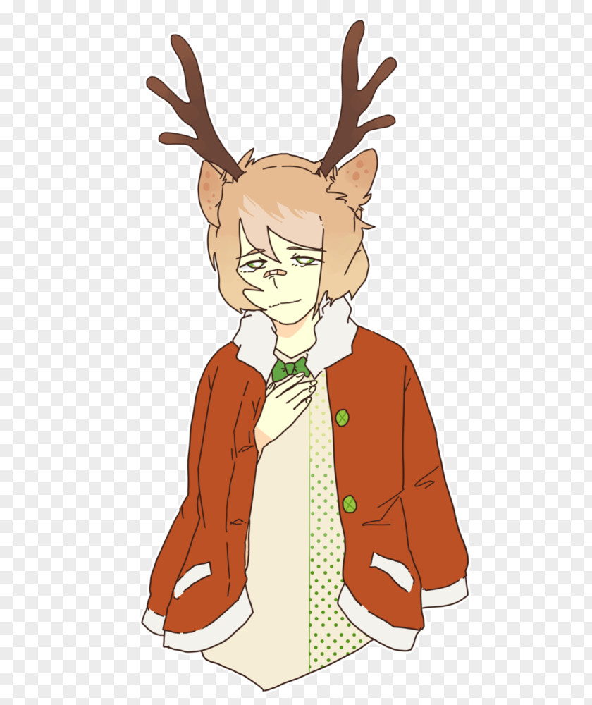 Reindeer Antler Boy Clip Art PNG
