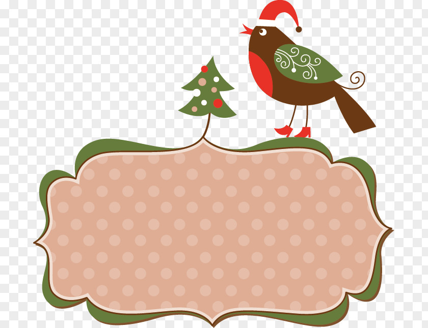 Winter Elements Bird Cartoon PNG