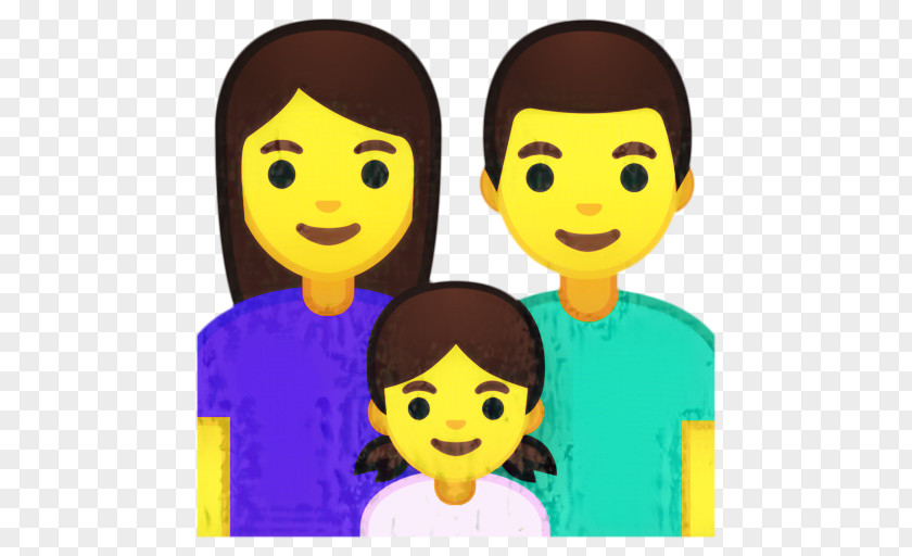 Conversation Gesture Happy Family Cartoon PNG