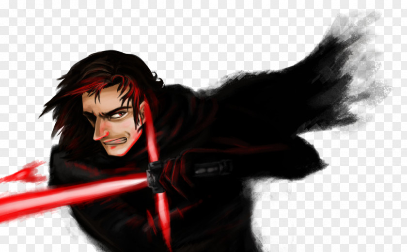 KYLO REN Black Hair Character Fiction PNG