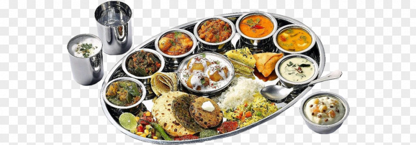 Menu Gujarati Cuisine Vegetarian Indian Thali PNG