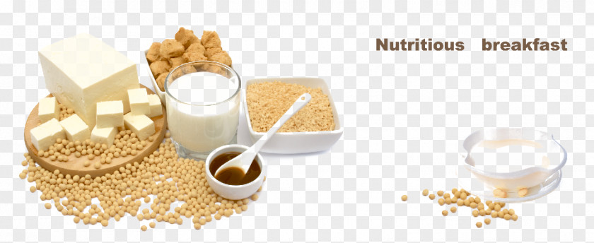 Nutritious Breakfast Soy Milk Nutrient Probiotic Food Eating PNG