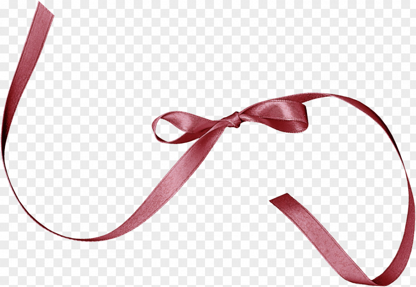 Ribbon Pink Red Magenta Hair Tie PNG