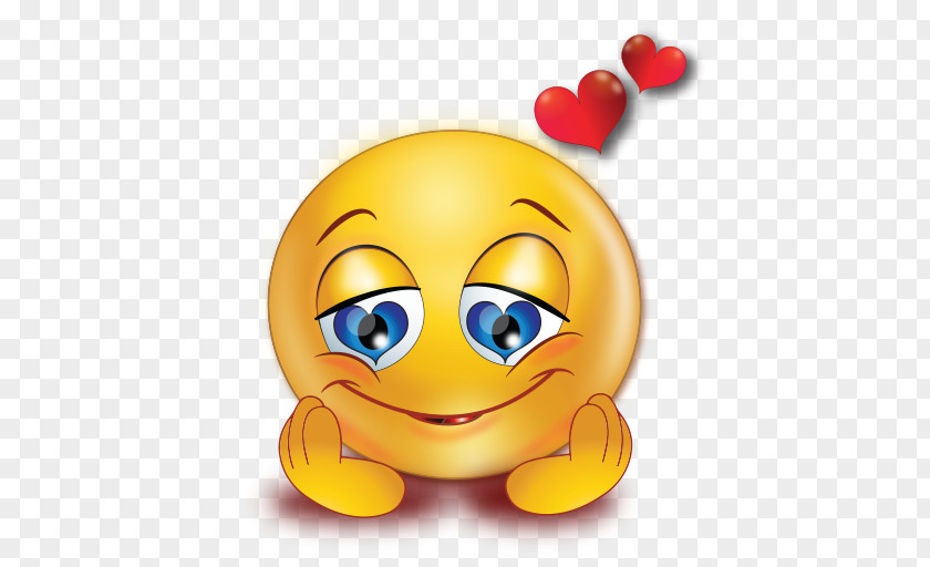 Smiley Hearts Emoji PNG