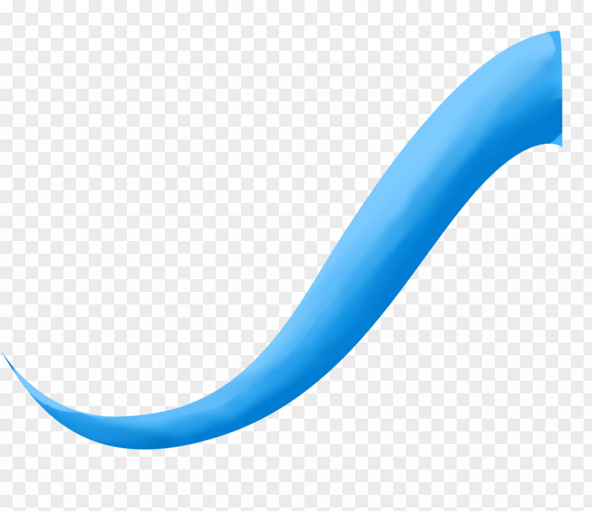 Blue Ribbon Angle Font PNG