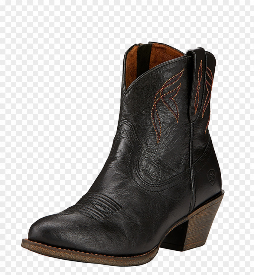 Boot Cowboy Leather Ariat Shoe PNG