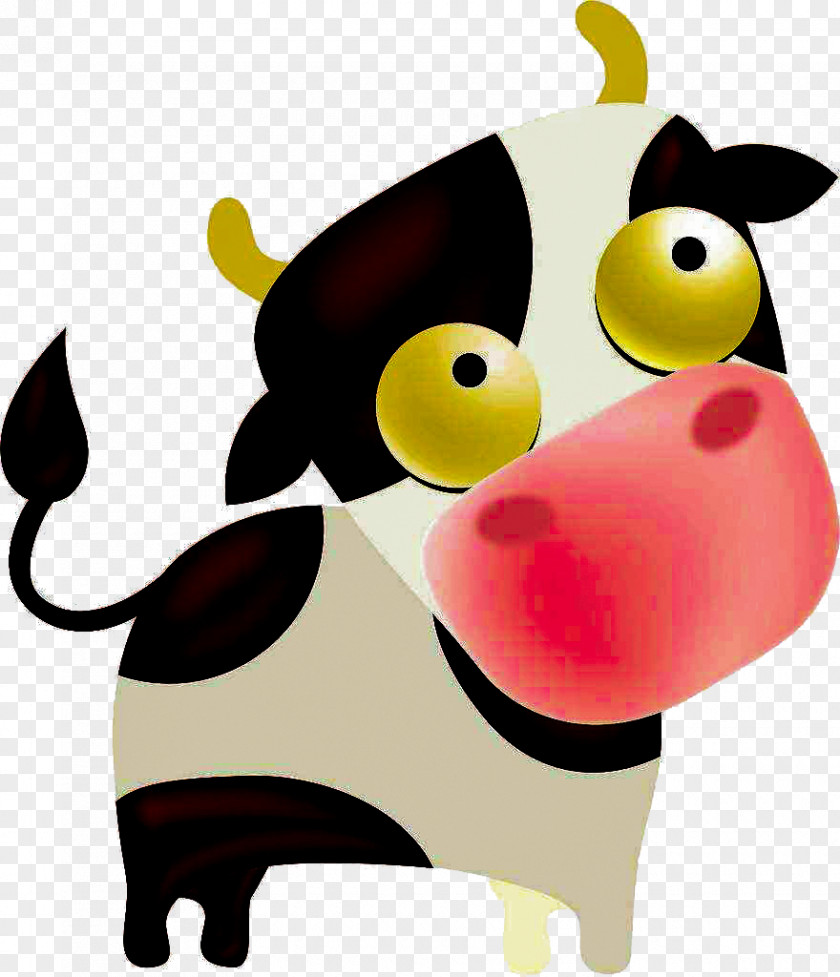 Cute Little Cow Dairy Cattle Ox PNG