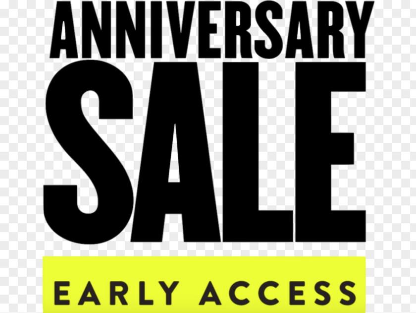 Early Access Sales Nordstrom 0 Anniversary Shopping PNG