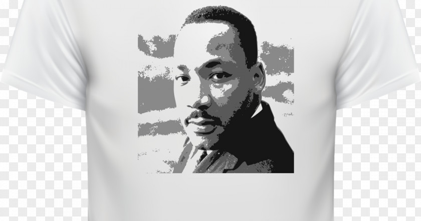 Martin Luther King Jr. T-shirt White Shoulder Sleeve PNG