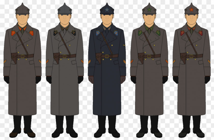 Military Army Officer Dress Uniform Full PNG