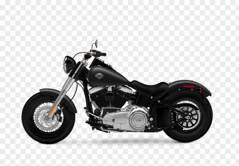 Black Charcoal Rawhide Harley-Davidson Softail Motorcycle Bobber PNG