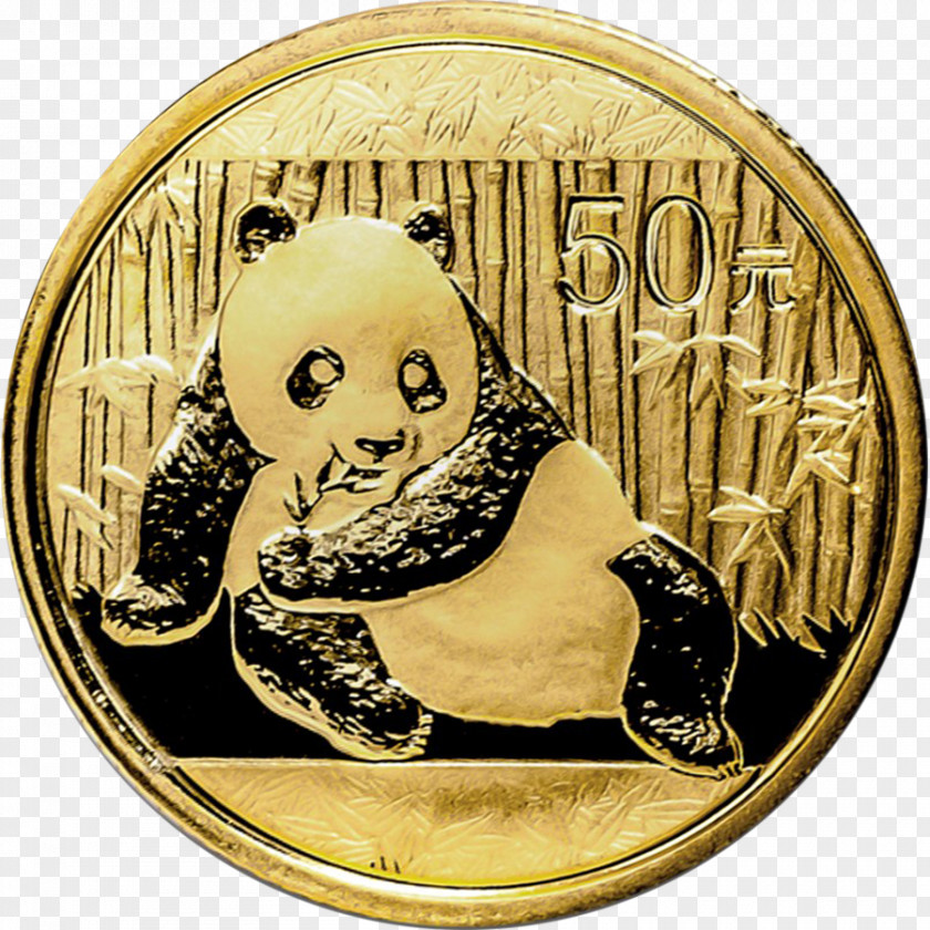 Chinese Gold Coins Panda Bullion Coin PNG
