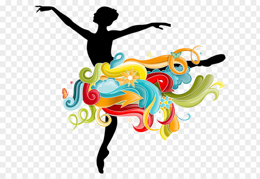 Creative Ballet Dancer Silhouette PNG